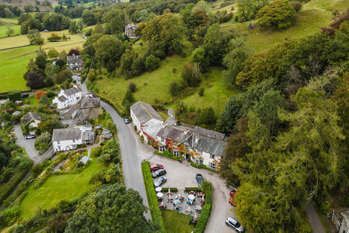 Cuckoo Brow Inn - Drone Countryside View